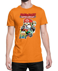 Мъжка Тениска Super Mario Nintendo Mario Kart Super Circuit