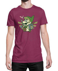 Мъжка Тениска Super Mario Nintendo Mario Link