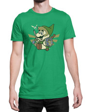 Мъжка Тениска Super Mario Nintendo Mario Link