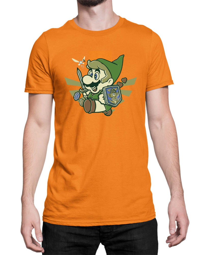 Мъжка Тениска Super Mario Nintendo Mario Link