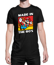 Мъжка Тениска Super Mario Nintendo Mario Made In The 80S