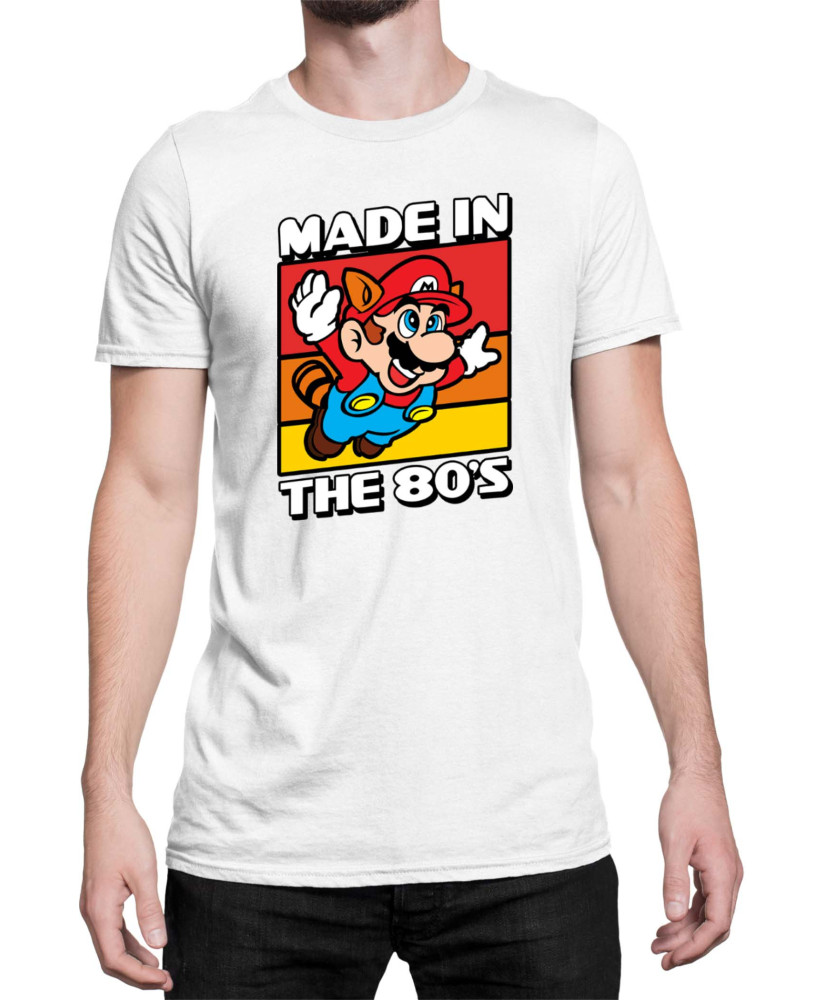 Мъжка Тениска Super Mario Nintendo Mario Made In The 80S