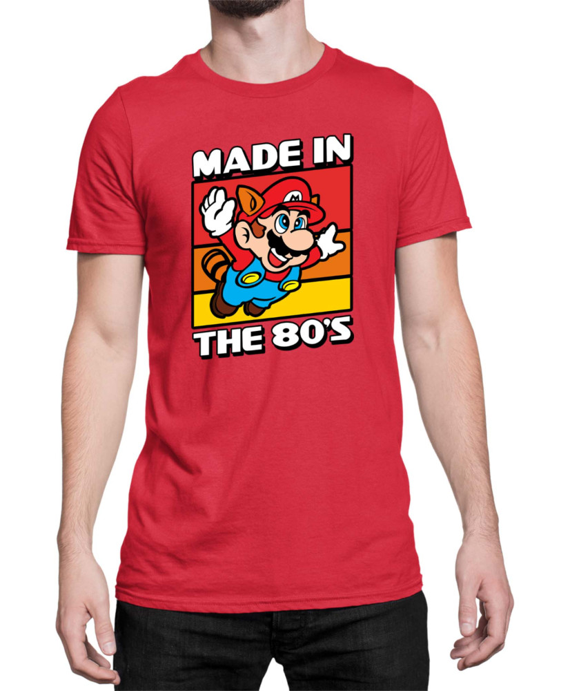 Мъжка Тениска Super Mario Nintendo Mario Made In The 80S