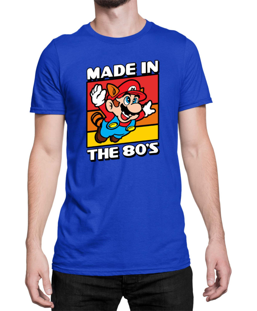 Мъжка Тениска Super Mario Nintendo Mario Made In The 80S