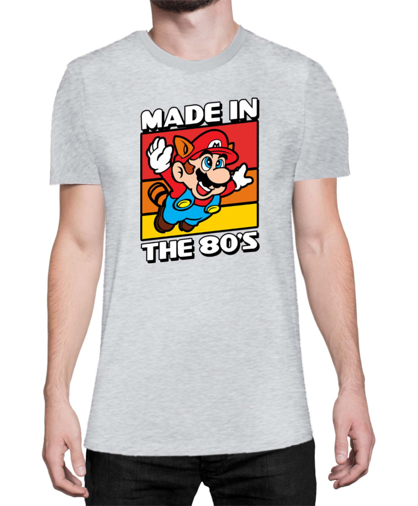 Мъжка Тениска Super Mario Nintendo Mario Made In The 80S