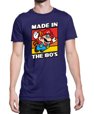 Мъжка Тениска Super Mario Nintendo Mario Made In The 80S