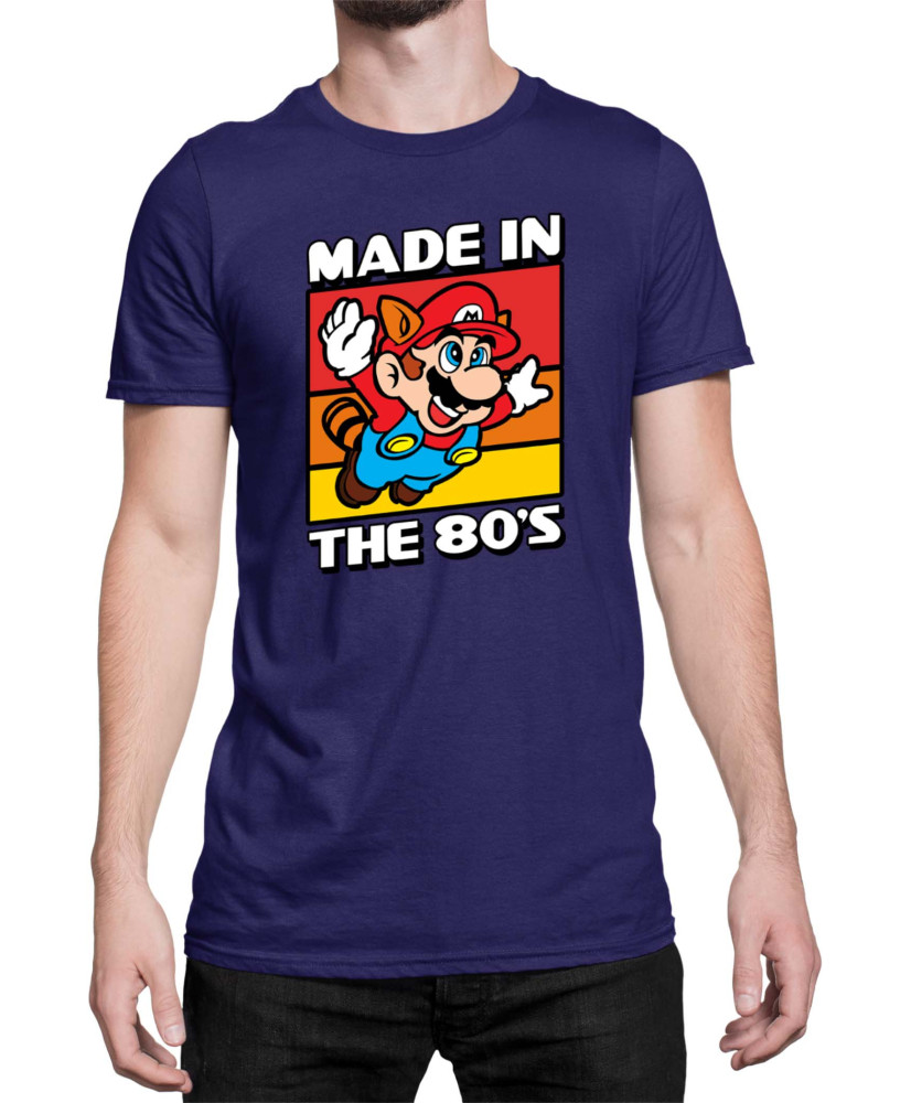 Мъжка Тениска Super Mario Nintendo Mario Made In The 80S