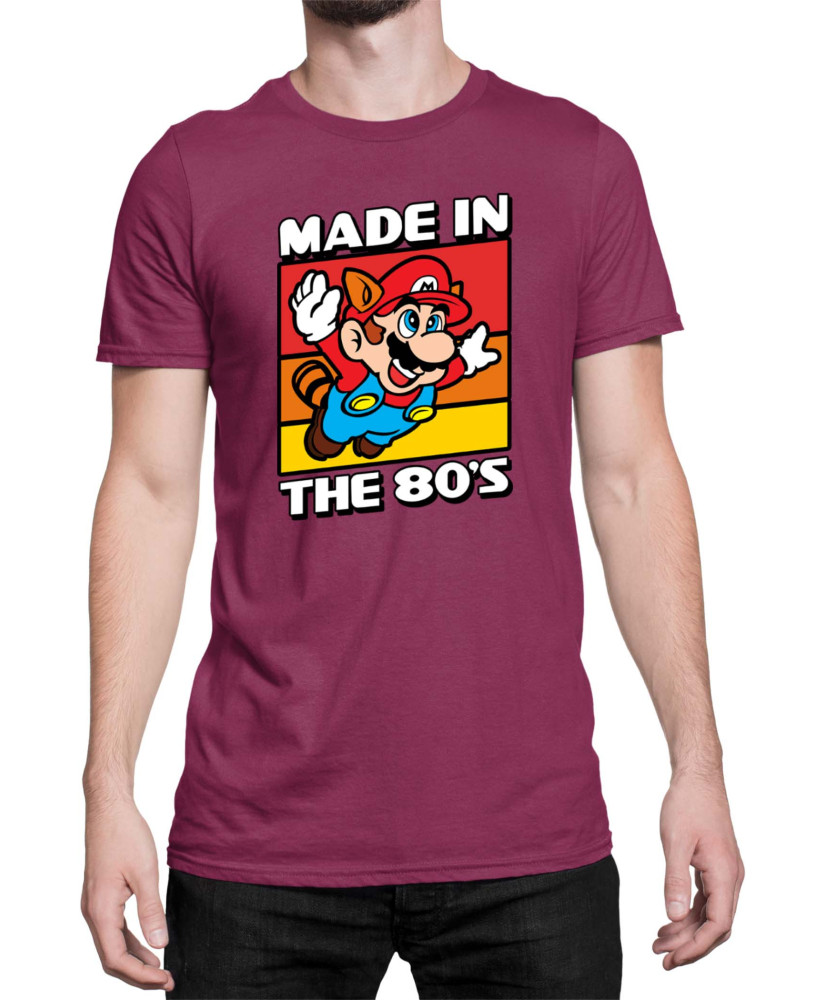 Мъжка Тениска Super Mario Nintendo Mario Made In The 80S