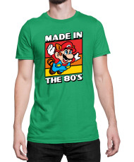 Мъжка Тениска Super Mario Nintendo Mario Made In The 80S