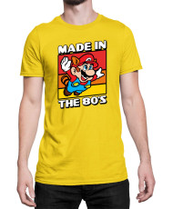 Мъжка Тениска Super Mario Nintendo Mario Made In The 80S