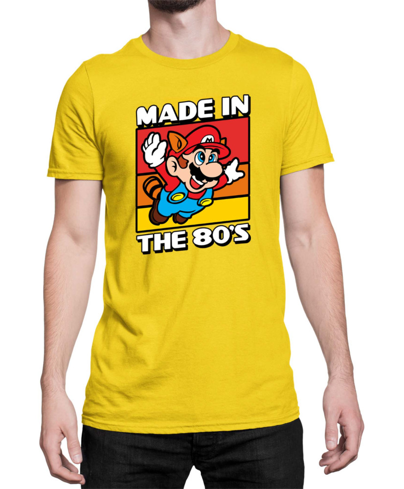 Мъжка Тениска Super Mario Nintendo Mario Made In The 80S