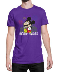 Мъжка Тениска Super Mario Nintendo Mario Mouse Disney Castle