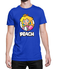 Мъжка Тениска Super Mario Nintendo Mario Peach 3