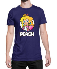 Мъжка Тениска Super Mario Nintendo Mario Peach 3