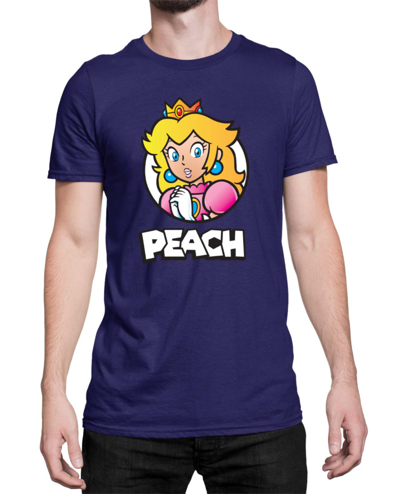 Мъжка Тениска Super Mario Nintendo Mario Peach 3