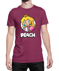 Мъжка Тениска Super Mario Nintendo Mario Peach 3