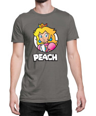 Мъжка Тениска Super Mario Nintendo Mario Peach 3