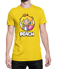 Мъжка Тениска Super Mario Nintendo Mario Peach 3