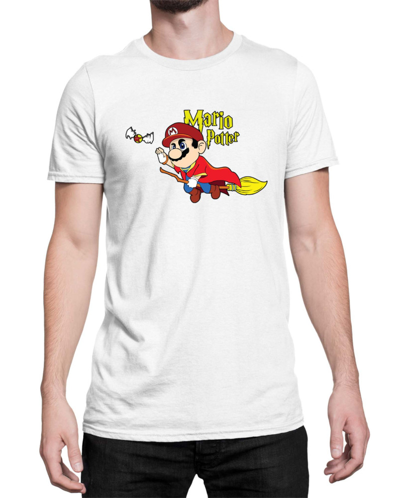 Мъжка Тениска Super Mario Nintendo Mario Potter