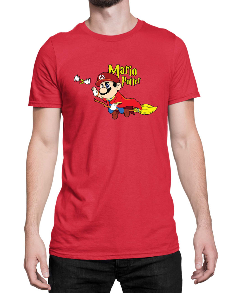 Мъжка Тениска Super Mario Nintendo Mario Potter