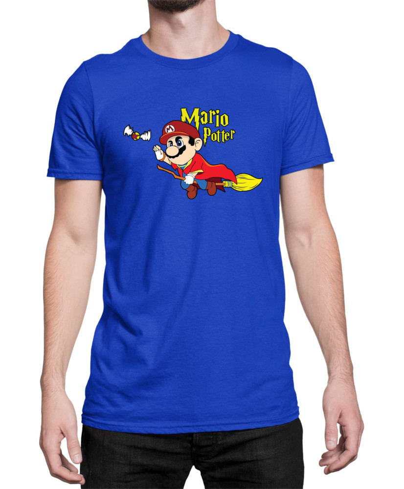 Мъжка Тениска Super Mario Nintendo Mario Potter
