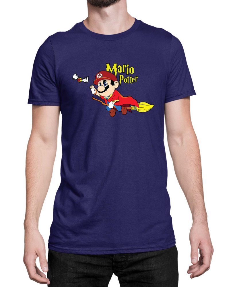 Мъжка Тениска Super Mario Nintendo Mario Potter