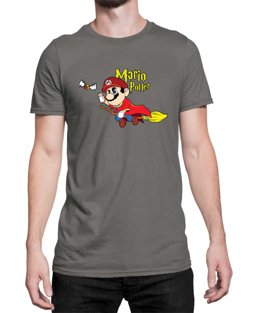 Мъжка Тениска Super Mario Nintendo Mario Potter
