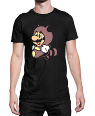 Мъжка Тениска Super Mario Nintendo Mario Raccoon Costume