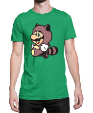 Мъжка Тениска Super Mario Nintendo Mario Raccoon Costume
