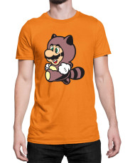 Мъжка Тениска Super Mario Nintendo Mario Raccoon Costume