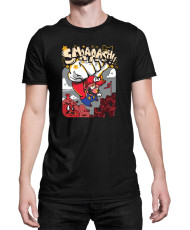 Мъжка Тениска Super Mario Nintendo Mario Smaaaash