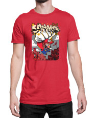 Мъжка Тениска Super Mario Nintendo Mario Smaaaash