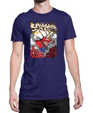 Мъжка Тениска Super Mario Nintendo Mario Smaaaash