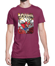 Мъжка Тениска Super Mario Nintendo Mario Smaaaash