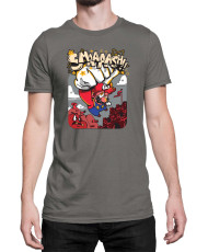 Мъжка Тениска Super Mario Nintendo Mario Smaaaash