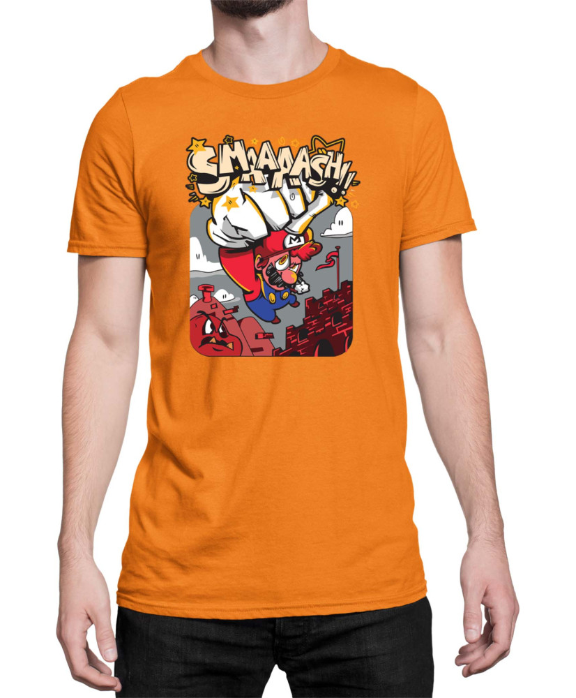 Мъжка Тениска Super Mario Nintendo Mario Smaaaash