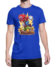 Мъжка Тениска Super Mario Nintendo Mario Smash Koopa