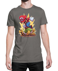 Мъжка Тениска Super Mario Nintendo Mario Smash Koopa