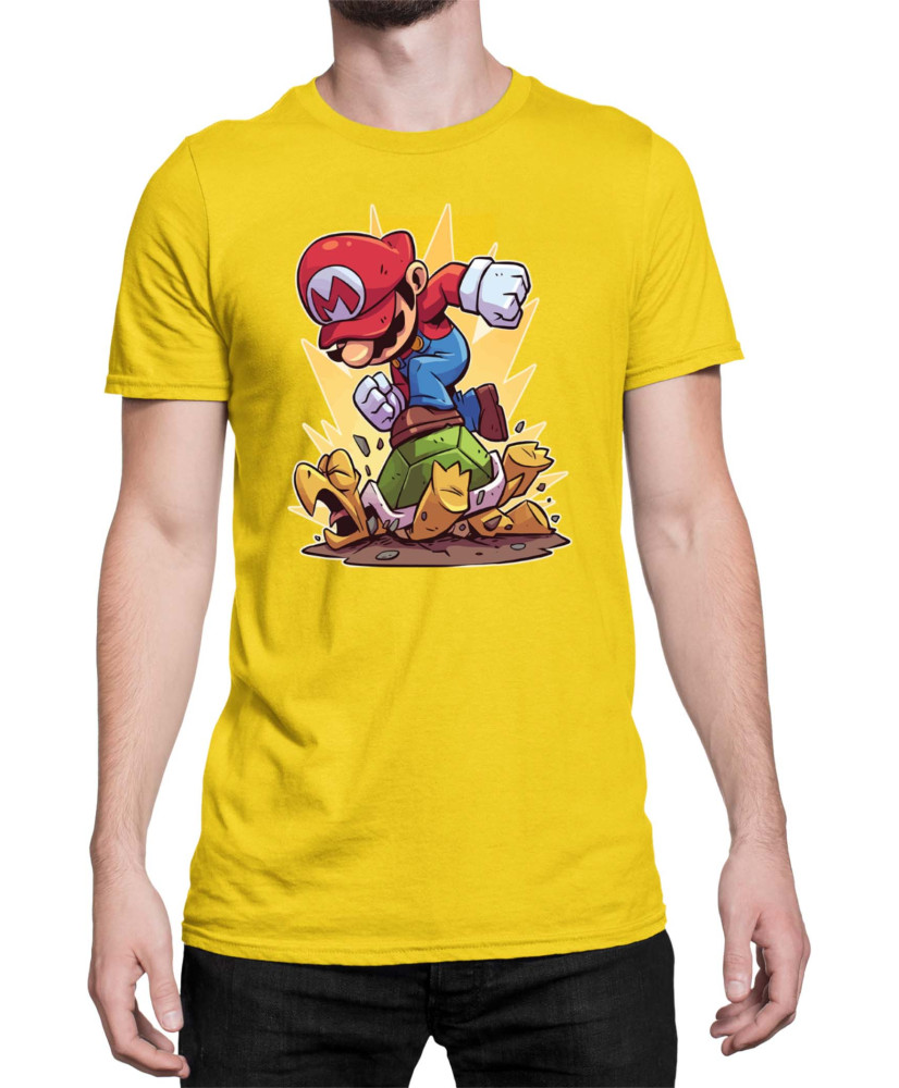 Мъжка Тениска Super Mario Nintendo Mario Smash Koopa
