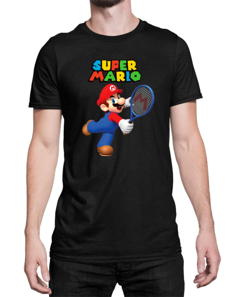Мъжка Тениска Super Mario Nintendo Mario Tenis