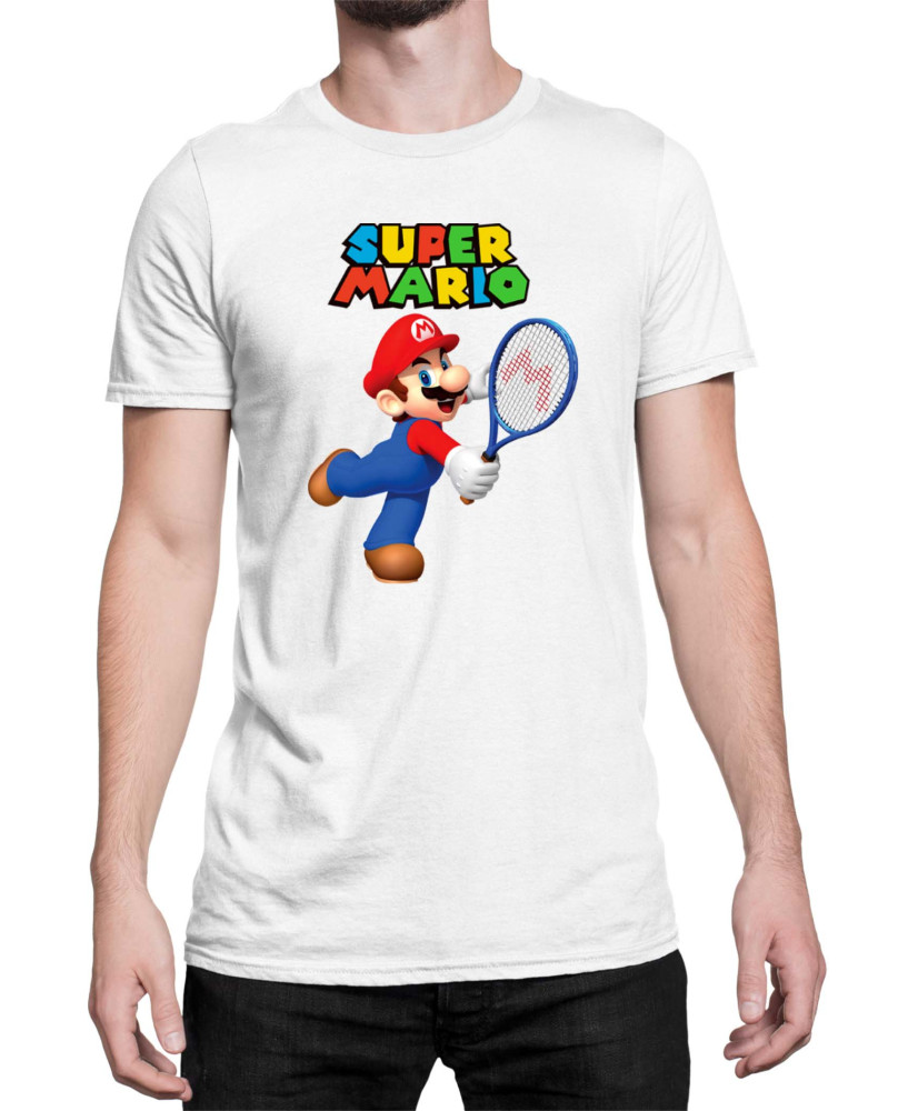 Мъжка Тениска Super Mario Nintendo Mario Tenis