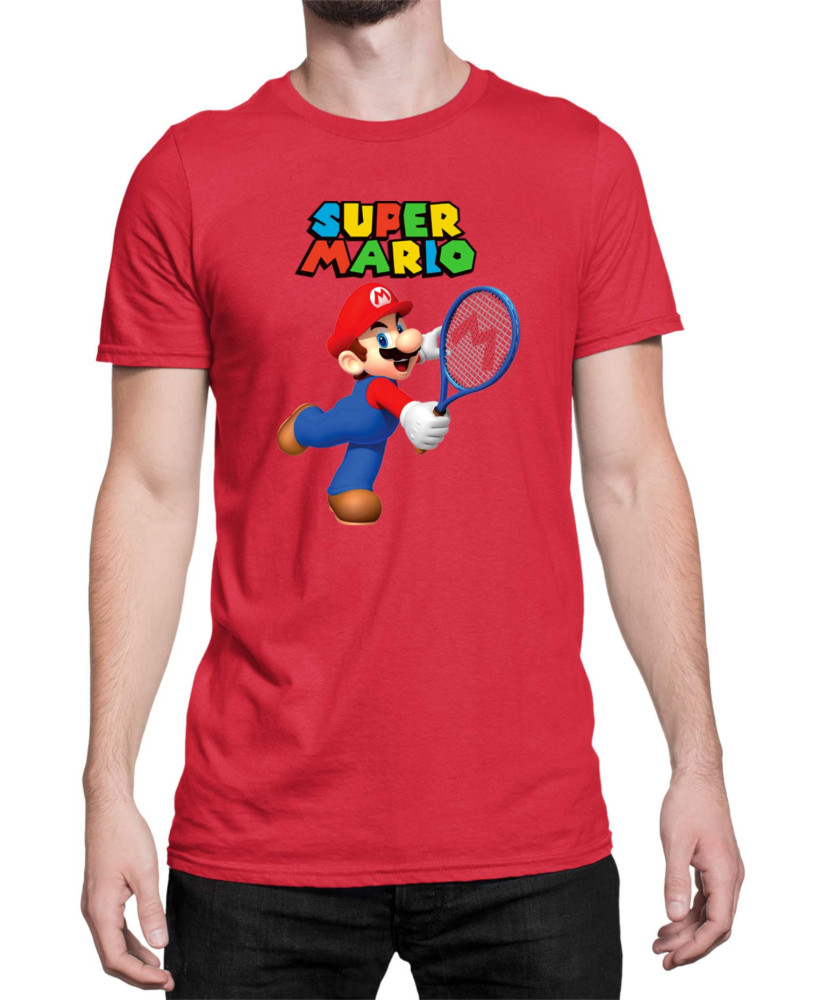 Мъжка Тениска Super Mario Nintendo Mario Tenis
