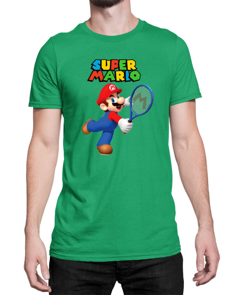 Мъжка Тениска Super Mario Nintendo Mario Tenis