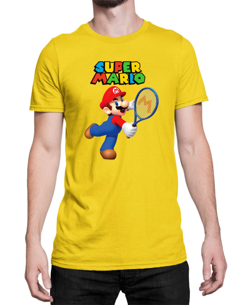 Мъжка Тениска Super Mario Nintendo Mario Tenis