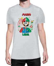 Мъжка Тениска Super Mario Nintendo Mario V Luigi