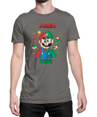 Мъжка Тениска Super Mario Nintendo Mario V Luigi