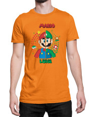 Мъжка Тениска Super Mario Nintendo Mario V Luigi