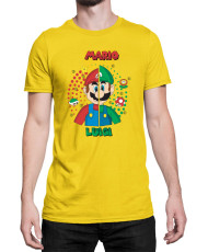 Мъжка Тениска Super Mario Nintendo Mario V Luigi