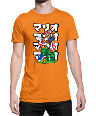 Мъжка Тениска Super Mario Nintendo Mario Vs Piranha Plants