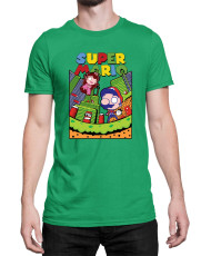 Мъжка Тениска Super Mario Nintendo Mario World